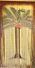 palm tree curtain